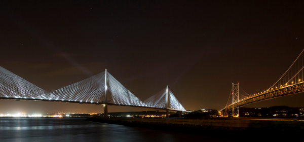 Queensferry Cross and Forth Road Bridge. Source: Chr15U flickr.com/photos/chr15u Some rights reserved, Attribution 2.0 Generic (CC BY 2.0)