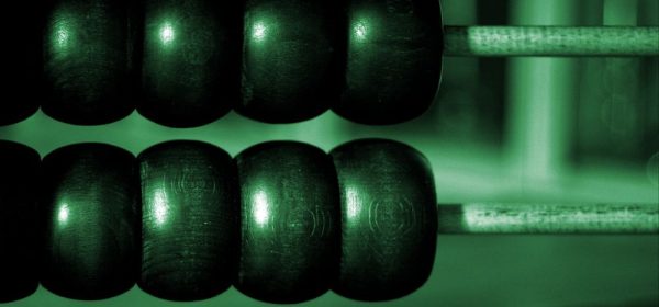 abacus in green hue