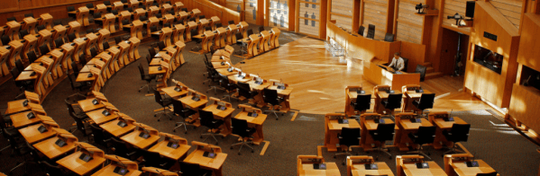 Image of the Scottish Parliament Chamber.